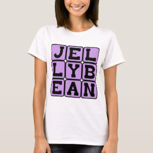 T-shirt Feijão de Gelatina, Doce Saborizado