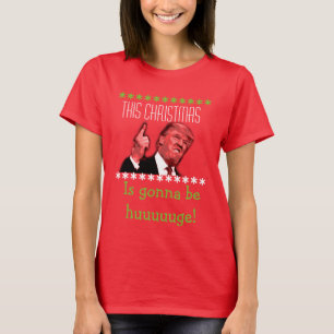 T-shirt feio do Natal de Donald Trump para