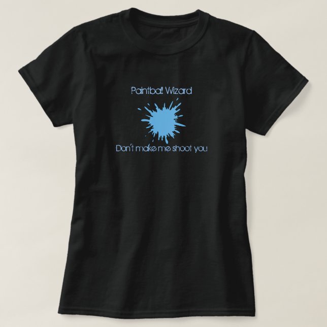 T-shirt Feiticeiro do Paintball (Frente do Design)