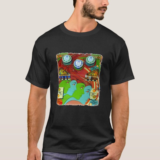 T-shirt Feiticeiro do Pinball II (Frente)
