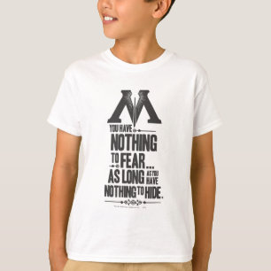 T-shirt Feitiço de Harry Potter   Propaganda do Ministério