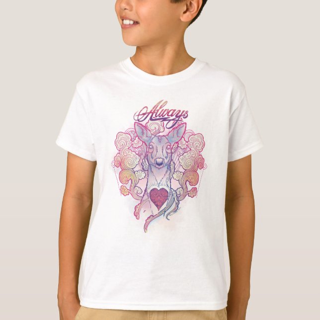 T-shirt Feitiço de Harry Potter | "Sempre" Doe Patronus (Frente)