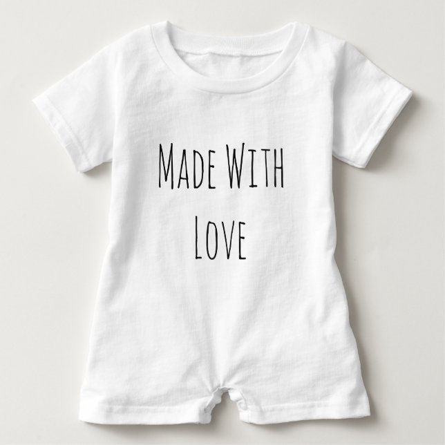 T-shirt Feito Com Amor (Frente)