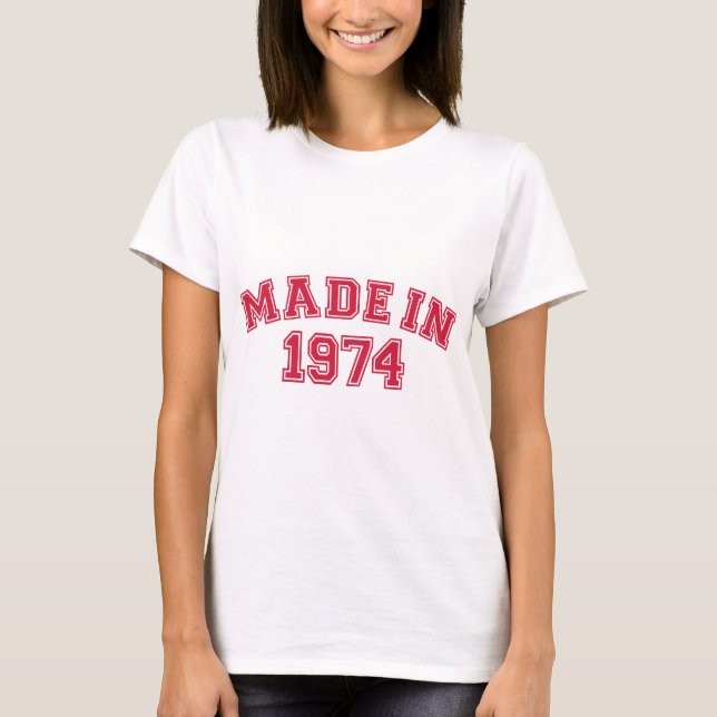 T-shirt Feito em 1974 (Frente)