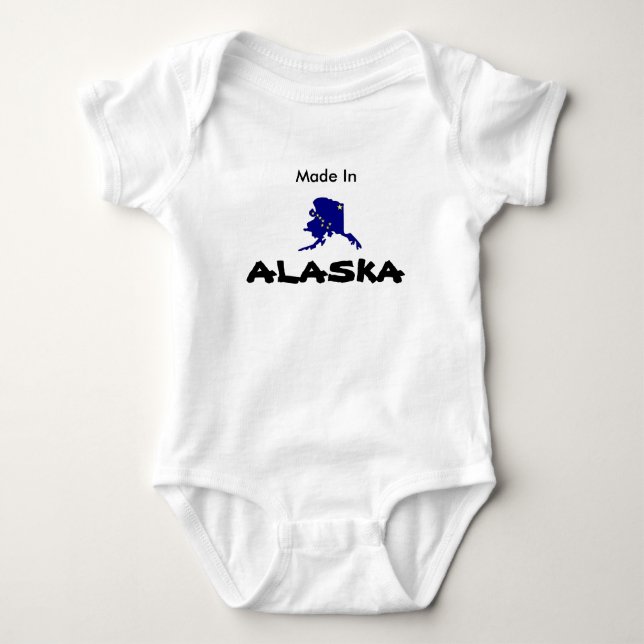T-shirt feito em Alaska (Frente)