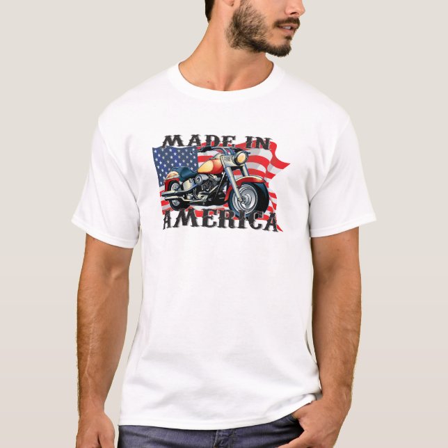 T-shirt feito em América (Frente)
