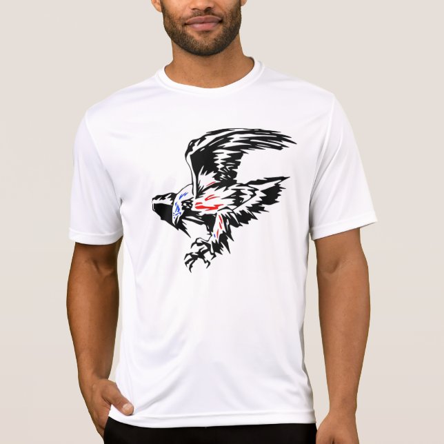 T-shirt Feito em América Eagle (Frente)