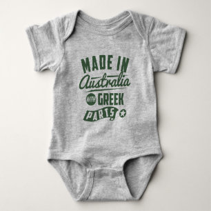 T-shirt Feito em Austrália com peças gregas