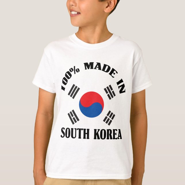 T-shirt Feito em Coreia do Sul (Frente)