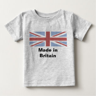 T-shirt Feito em Grâ Bretanha - veste do bebê