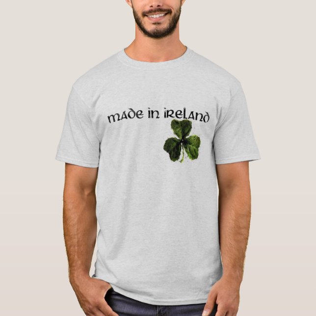 T-shirt Feito em Ireland (Frente)