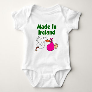 T-shirt Feito em Ireland (menina)