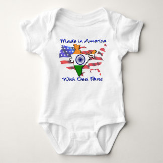 T-shirt Feito na América com Desi Parts