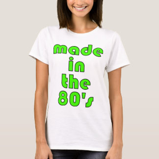 T-shirt Feito no anos 80