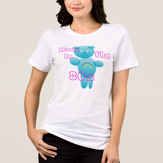 T-shirt Feito nos anos 80 -Care Bear- (Frente)