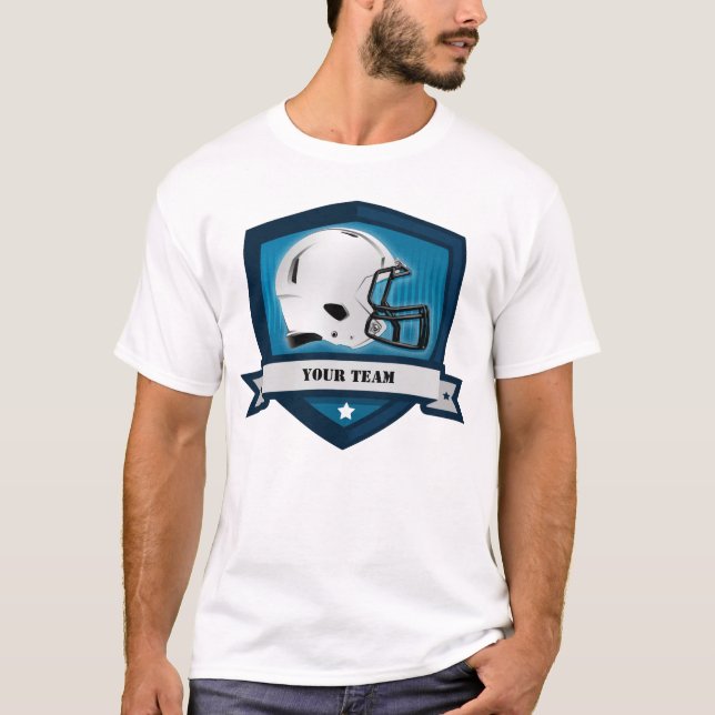 T-shirt feito sob encomenda da equipa de futebol (Frente)