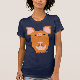 T-shirt feito sob encomenda das mulheres do porco