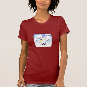 T-shirt feito sob encomenda das senhoras do jardim