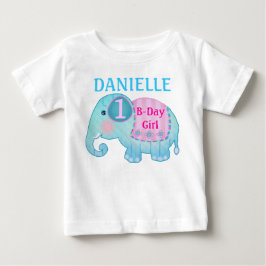 T-shirt feito sob encomenda do elefante do
