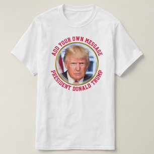 T-shirt FEITO SOB ENCOMENDA do presidente Donald