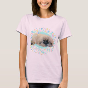 T-shirt Felicidade das bolhas de Pekingese