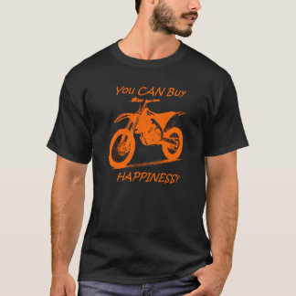 T-shirt Felicidade do comprar - laranja no preto (KTM)