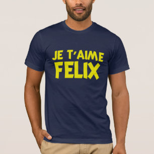 T-shirt felix do t'aime do je