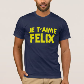 T-shirt felix do t'aime do je