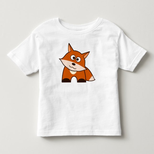 T-shirt feliz 2T da criança do Fox (Frente)