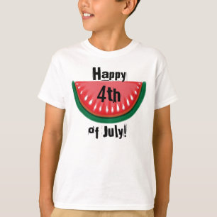 T-shirt Feliz 4 de julho, meninos, melancia tee