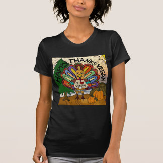 T-shirt Feliz Ação de Graças Vegana Peru