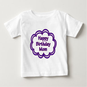 T-shirt Feliz aniversário mãe