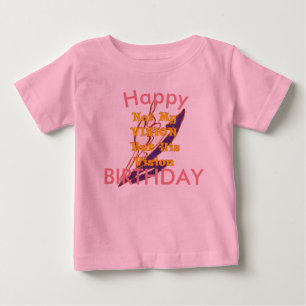 T-shirt Feliz Aniversário Visão