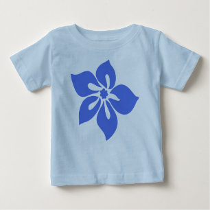 T-shirt Feliz Criança Hibiscus Creeper