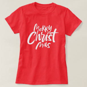 T-shirt Feliz Cristã de Natal Religiosa