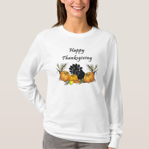 T-shirt feliz da acção de graças