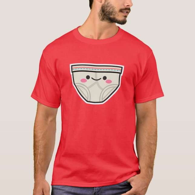 T-shirt feliz das cuecas (Frente)