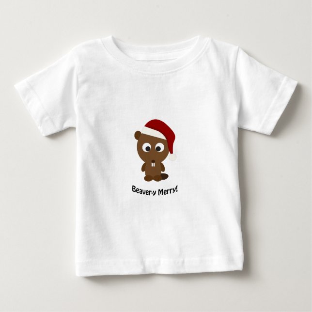 T-shirt Feliz de castor! (Frente)