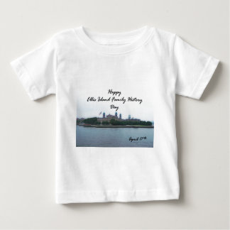 T-shirt Feliz Dia da História da Família Ellis Island 17 d