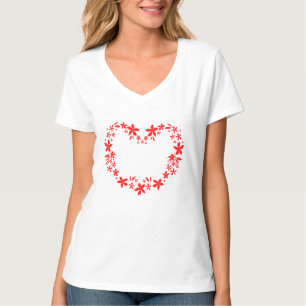 T-Shirt feliz dia de os namorados Branco