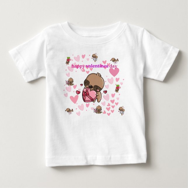 T-Shirt feliz dia de os namorados Kids (Frente)