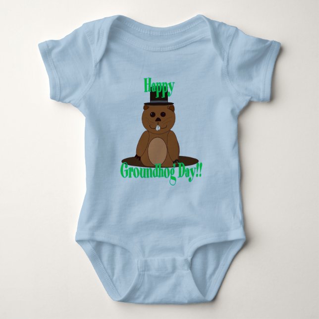 T-shirt Feliz Dia do Marmota! (Frente)