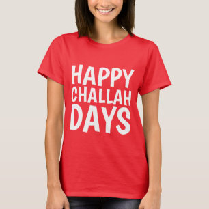 T-shirt FELIZ DIAS DE CHALLAH, Engraçado Hanukkah Chanukah