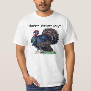 T-shirt feliz do divertimento do dia de Turquia da