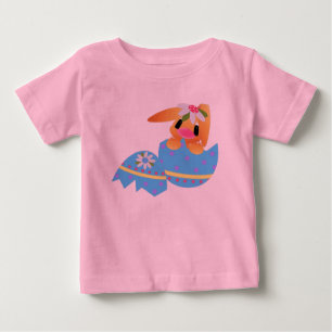 T-shirt feliz do jérsei da multa do bebê de Bunn