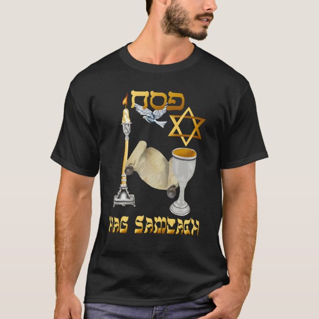 T-shirt feliz do Passover (Frente)