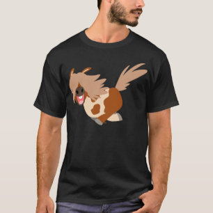 T-shirt feliz do pônei do Pinto dos desenhos