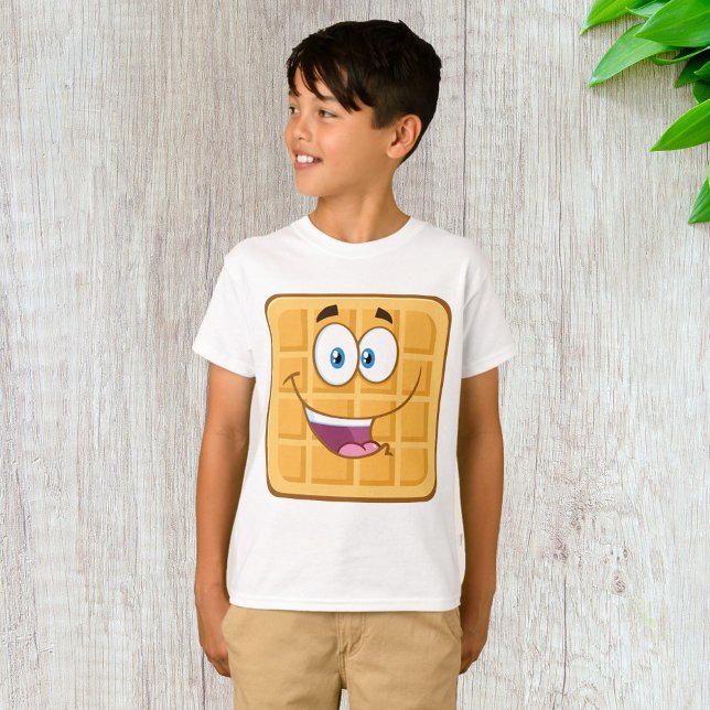 T-Shirt Feliz Face Waffle (Criador carregado)