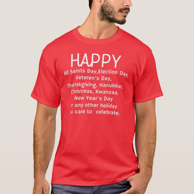 T-Shirt Feliz Feriado (Frente)