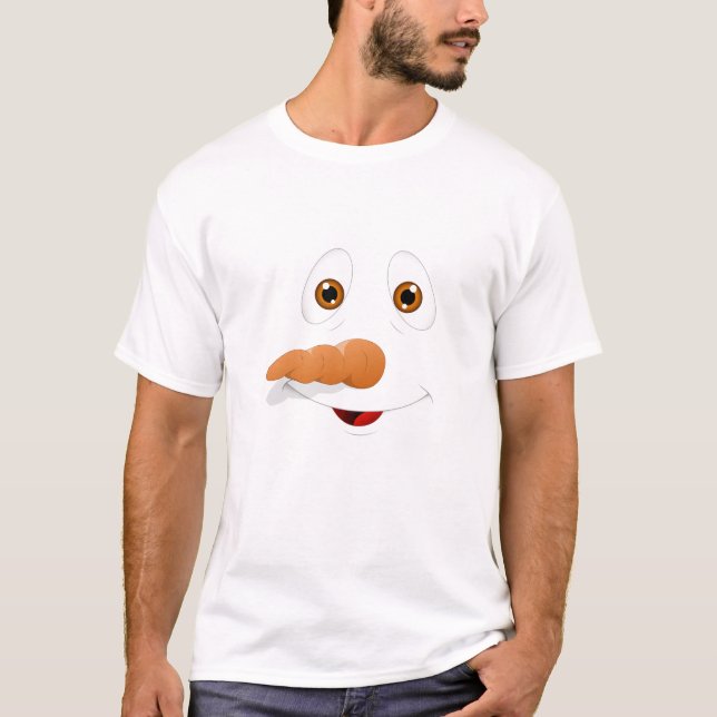 T-Shirt Feliz Homem de Neve (Frente)